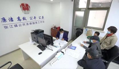 张江镇率先启用全市首个镇域社会治理中心，提供便捷法律咨询服务